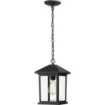 Z-lite 531CHM-BK Portland Outdoor Pendant Chandeller Black. Fixed Price $264.00.