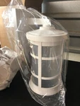 Craftmade Composite Lanterns 15" 1-LIGHT Textured White Outdoor Wall. Fixed Price $45.00.