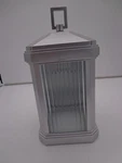 Gaelan 1-LIGHT 14-1/4" Tall Outdoor Wall Sconce Painted Brushed Nickel. Fixed Price $30.00.