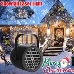 Christmas Projector Snowflake Led Moving Snowfall Laser Light Outdoor Landscape. Fixed Price $9.99.