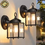 2 Pack Outdoor Wall Black Fixture Sconce Porch Lights. Fixed Price $43.99.