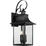 Quoizel Chancellor Three Light Outdoor Wall Lantern In Mystic Black - CCR8410K. Fixed Price $207.99.