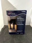 Harbor Breeze 1-LIGHT 11.25-IN Matte Black Dusk To Dawn Led Outdoor Wall. Fixed Price $30.00.