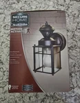 Heath Zenith Secure Home Motion Sensor Outdoor Wall Lantern Matte Black 616281. Fixed Price $35.00.