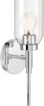 Madden 1-LIGHT Wall Sconce Bathroom Fixture With Clear Glass In Chrome, Mo. Fixed Price $76.99.