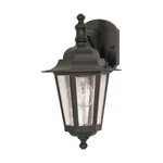 Nuvo 60-990 Light 13" Outdoor Black Wall Lantern W/ Clear Seed Glass. Fixed Price $49.59.
