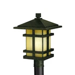 Cross Creek - 1 Light Post Mount With Arts And Crafts/mission Inspirations. Fixed Price $604.99.