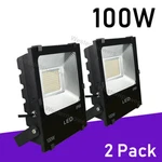 2 X 100W Led Flood Outdoor Spotlight Garden Yard Square 6000K Cool White. Fixed Price $47.95.