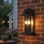 22" Modern Outdoor Wall Light Exterior Glass Lamp Sconce Porch Lantern Fixture. Fixed Price $76.99.