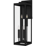 Earth Black Four Light Outdoor Wall Mount From The Westover Collection. Fixed Price $279.99.