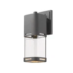 Z-lite Lestat Outdoor Wall Lt, 6.75X5X13.875", Black, Clear 562M-BK-LED. Fixed Price $94.99.
