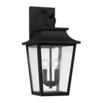 Capital Lighting Chandler 2LT Outdoor Wall Lantern, Black/antiqued - 953321BK. Fixed Price $230.40.