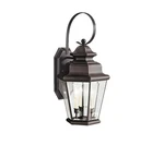 Kichler Savannah Estates Collection 3 Light 25" Outdoor Wall 9677OZ. Fixed Price $595.00.