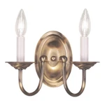 Livex Lighting Home Basics Wall Sconce Antique Brass 4152-01. Fixed Price $89.96.