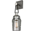 Troy Lighting Citizen 1-LIGHT (bulb Not Included), Graphite And Polished Nickel. Fixed Price $158.05.