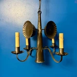 Colonial Tin 4 Arm Whaler Chandelier Pendant Lamp With Ceiling Mount 16. Fixed Price $329.00.