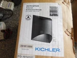 Kichler Wesley Outdoor Wall Lt Led, Textured Architectural Bronze - 49278 Aztled. Fixed Price $265.00.
