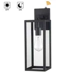 Hukoro 17.25 In. Matte Black Outdoor Wall Lantern Sconce W/ Dusk To Dawn. Fixed Price $34.13.