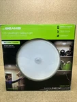 Mr. Beams Indoor/outdoor Led Ultrabright White Ceiling Light, Battery Powered. Fixed Price $13.60.