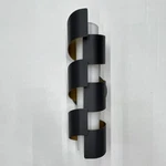 Afx Louie Sconce Wall Light Black Finish White Glass Diffuser Modern 12". Fixed Price $78.77.