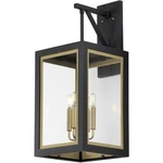 Maxim Lighting 30056CLBKGLD Neoclass Outdoor Wall Black And Gold. Fixed Price $380.80.