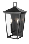 Millennium Lighting 198002-PBK Munger 17" Tall Outdoor Wall Light, Black. Fixed Price $79.99.