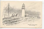 Highland Lighthouse Truro Cape Cod Massachusetts Postcard Murray Drawing. Fixed Price $7.99.
