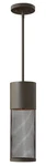 Hinkley Lighting 2302 Bronze Aria Single 5"W Outdoor Mini Pendant. Fixed Price $279.00.