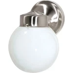 Nuvo Lighting 1 6" Porch, Wall With White Globe, Brushed Nickel SF76-705. Fixed Price $29.99.