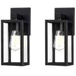 Faymart 1 Light Outdoor Wall Lantern- Pk F87702-BK Black Free Shipping. Fixed Price $32.95.