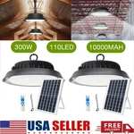 300W Led Solar Power Pendant Lights Garage Shop Lamp For Shed Barn Gazebo Yard. Fixed Price $31.98.