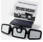 Split Solar Wall Lamp FL-1725A 3 Head Light Outdoor Security. Fixed Price $21.99.