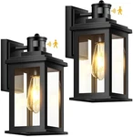 Vianis Motion Sensor Outdoor Light, 2 Packs Exterior Lights For House, Black .... Fixed Price $145.69.