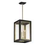 Maxim 30058CLBKGLD Neoclass 4 Light Outdoor Pendant-black Gold 20"H. Fixed Price $358.00.