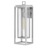 Hinkley Lighting Outdoor Republic Large Wall Mount, Satin Nickel - 1005SI. Fixed Price $329.00.