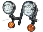 4.5" Led Fog Auxiliary Lamps For Harley Road King Street Glide Special 94-24. Fixed Price $159.99.
