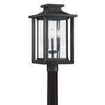 Wakefield 3-LIGHT Outdoor Post Lantern In Earth Black. Fixed Price $397.99.