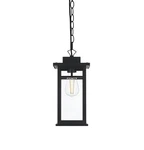 Elegant Lighting OD313H14 Mercer 7"W Outdoor Mini Pendant - Black. Fixed Price $108.00.