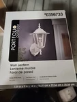 Portfolio Light 14 In Sand White Outdoor Wall. Fixed Price $36.11.
