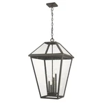 Z-lite Talbot 4 Light Outdoor Chain Mount Ceiling Fixture, Oil Rubbed Bronze. Fixed Price $920.00.