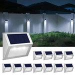Jsot Outdoor Fence LIGHTS,12 Solar Powered Deck Cool WHITE-12PACK. Fixed Price $72.39.