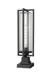 Z-lite 5013PHBS-SQPM Aura 27" Tall Marine Grade Post Light Black. Fixed Price $354.00.
