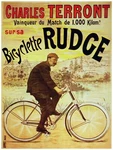 8173.CHARLES Terront.bicyclette Rudge.man Riding Bike.poster.art Wall Decor. Fixed Price $20.00.