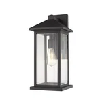 Z-lite Portland Light 9.25" Outdoor Sconce, Black/clear Beveled 531MXL-BK. Fixed Price $302.60.