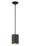 Volume V9205-5 Black Mini Pendant Light Fixture. Fixed Price $21.75.