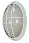 Nuvo 60-528 Large Oval Caged Die Cast Bulkhead Light. Fixed Price $63.99.