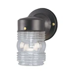Westinghouse 66885 75-WATT Black Jelly Jar Wall Fixture Quantity 12. Fixed Price $114.53.