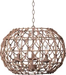 New Kenroy Home 92072TN Torus Rustic Woven Pendant Light Fixture Tan Fast Ship. Fixed Price $149.97.