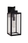 Craftmade ZA6814 Marin 17" Tall Outdoor Wall Sconce - Black. Fixed Price $118.80.