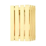 Livex Greenwich 10" Light Outdoor Wall Lantern, Satin Brass/clear 20751-12. Fixed Price $1099.96.